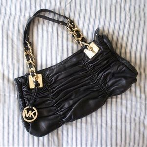 MICHAEL Michael Kors Ruched Leather Handbag